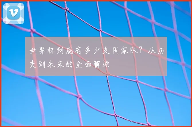 世界杯到底有多少支国家队?从历史到未来的全面解读