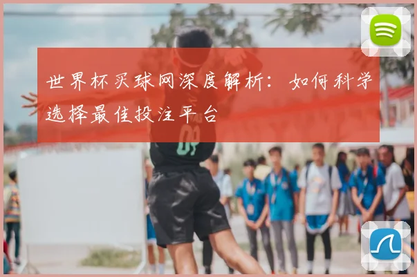 世界杯买球网深度解析：如何科学选择最佳投注平台